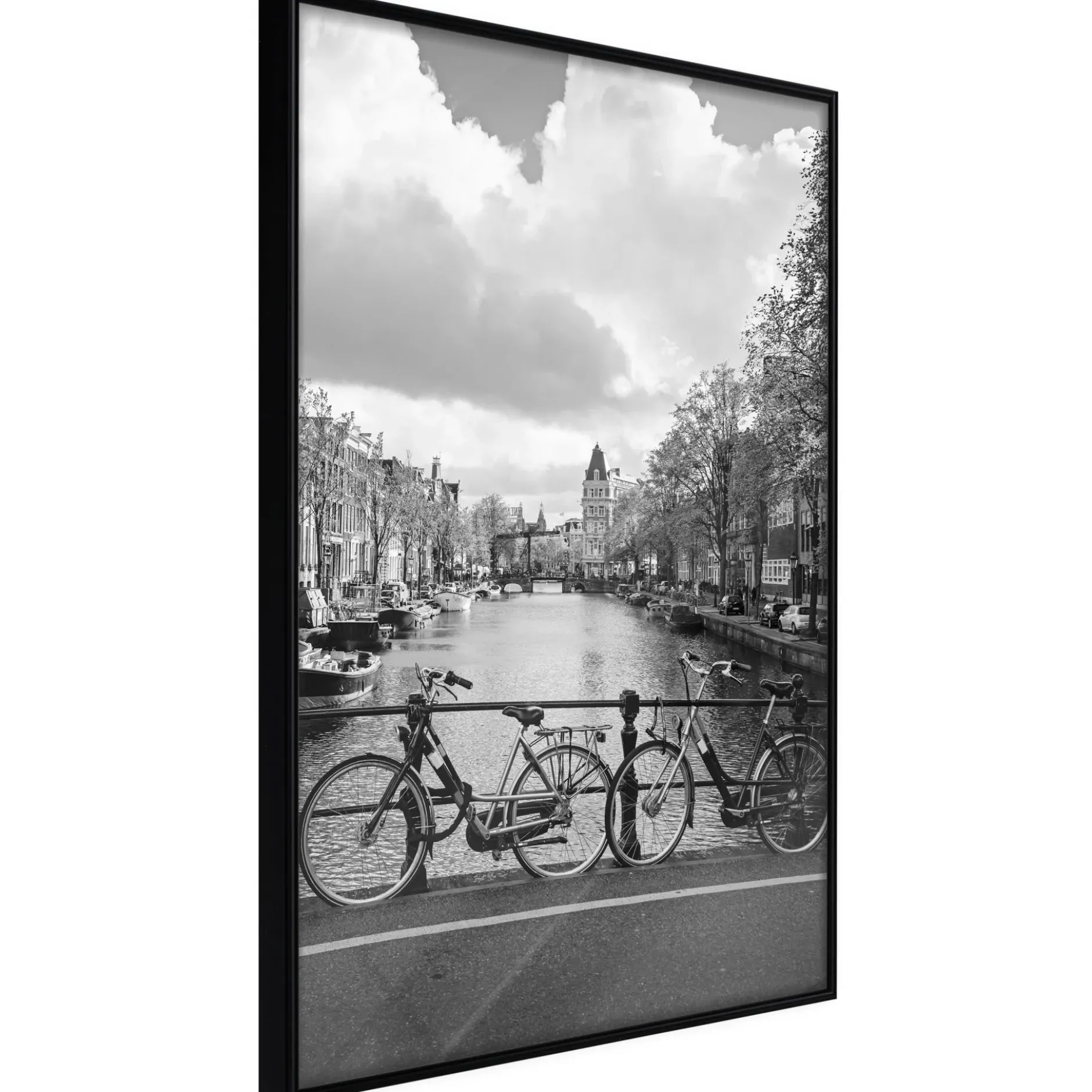Poster 'Bicycles Against Canal'