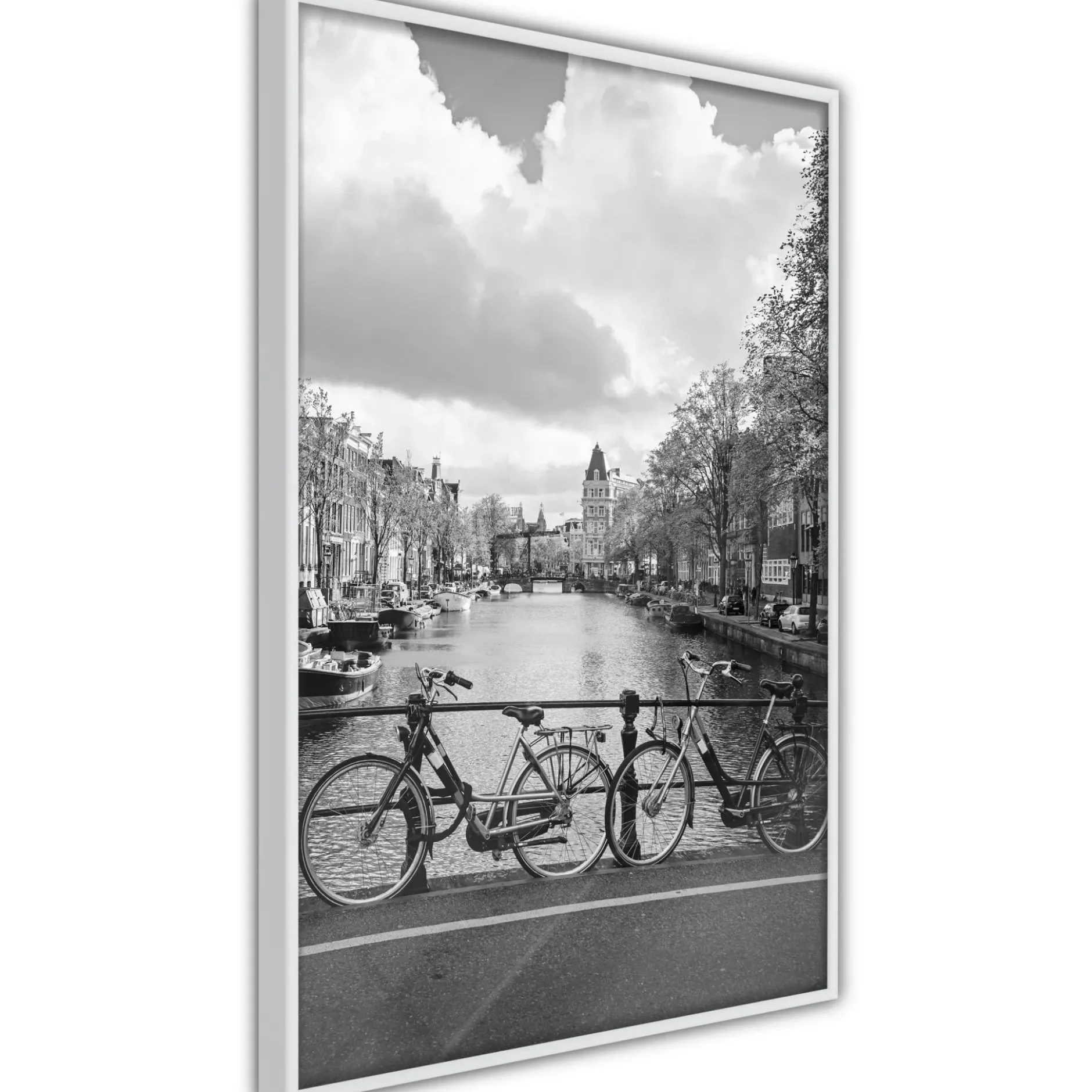 Poster 'Bicycles Against Canal'