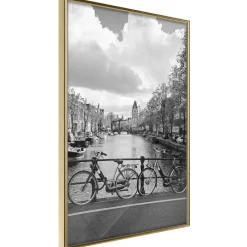 Poster 'Bicycles Against Canal'