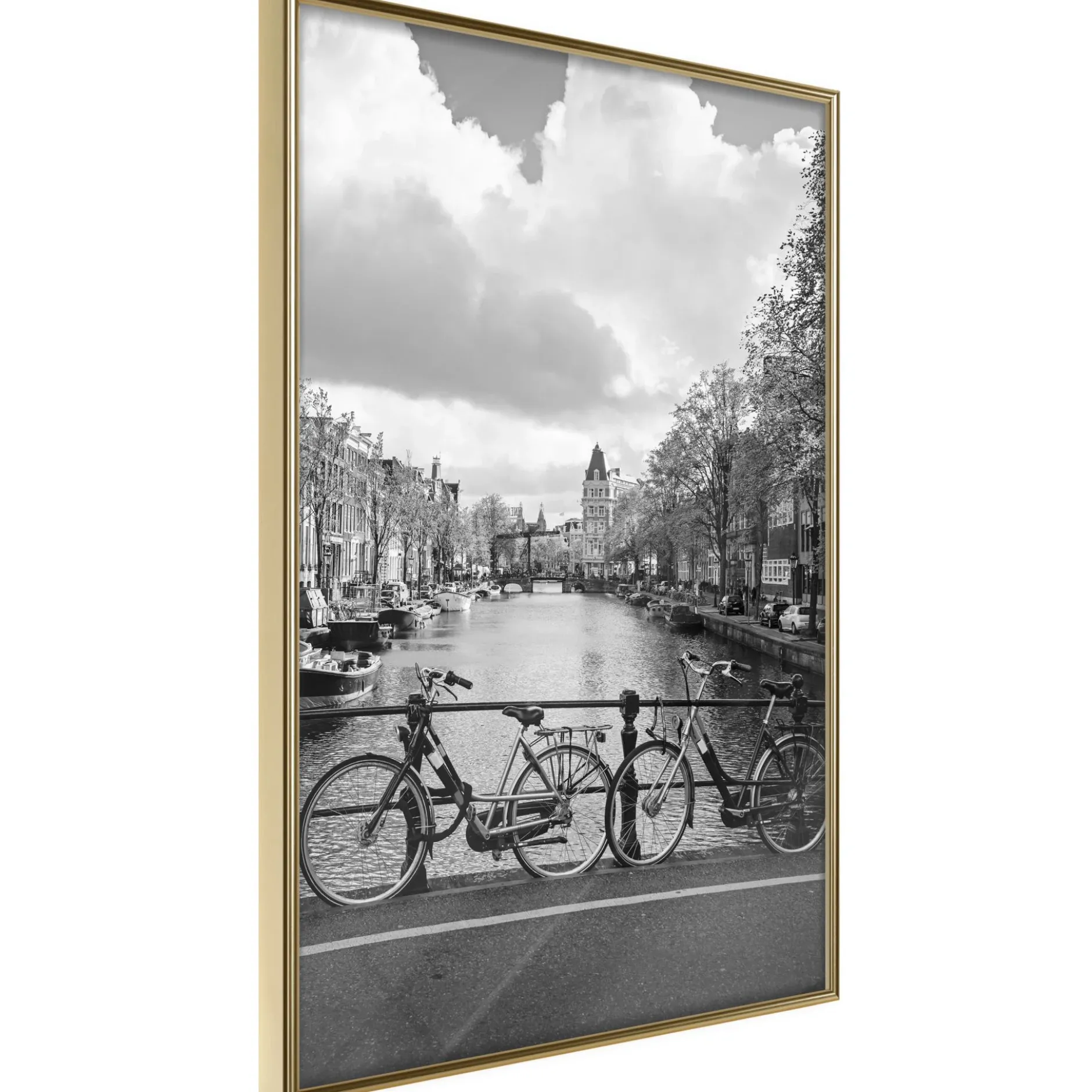 Poster 'Bicycles Against Canal'