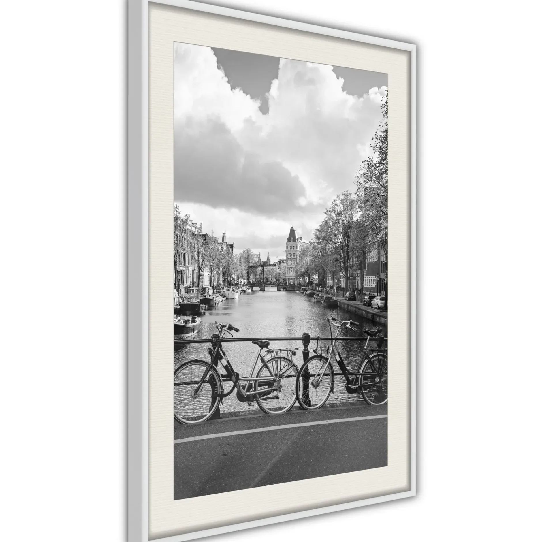 Poster 'Bicycles Against Canal'