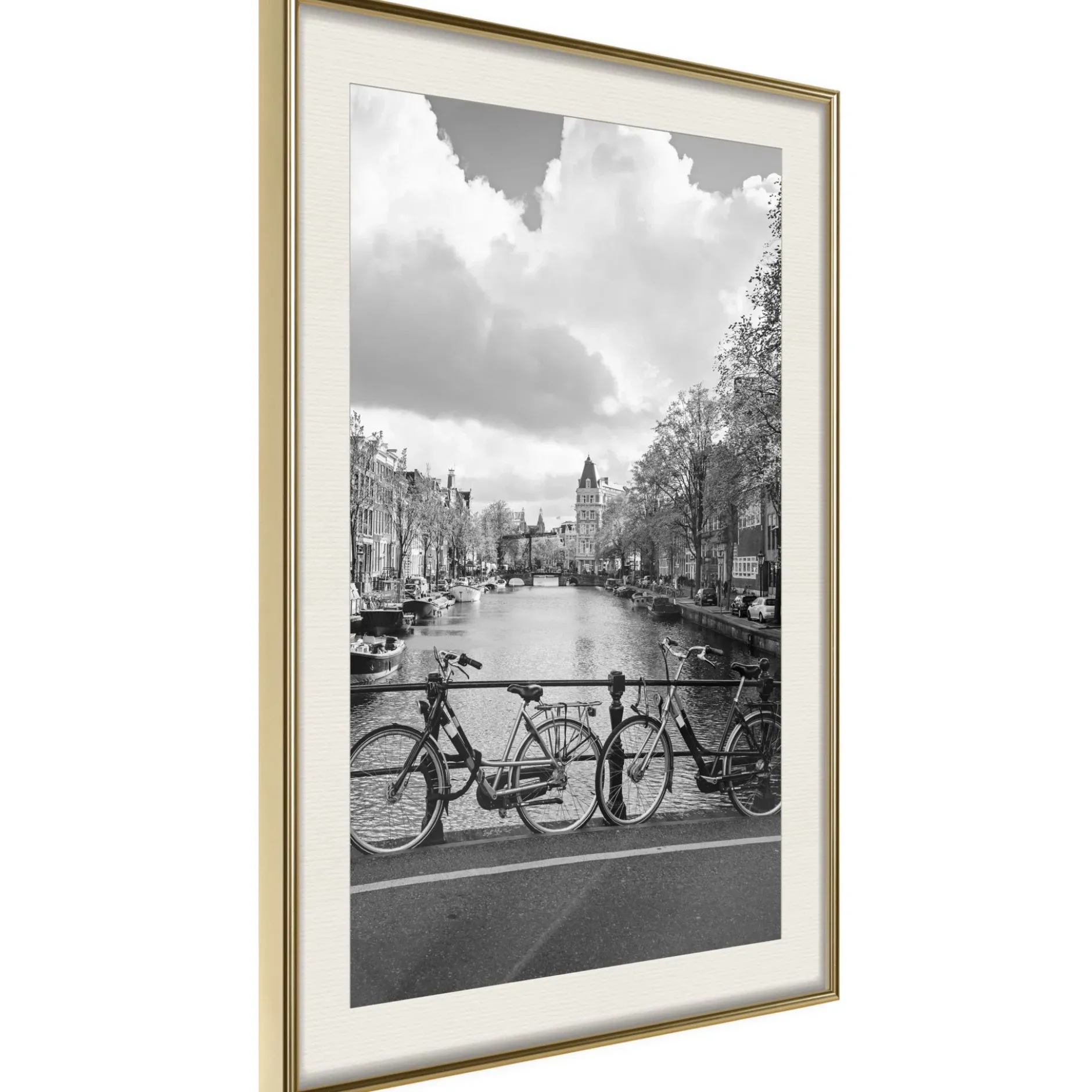 Poster 'Bicycles Against Canal'
