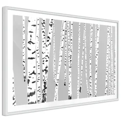 Poster 'Birch Wood'