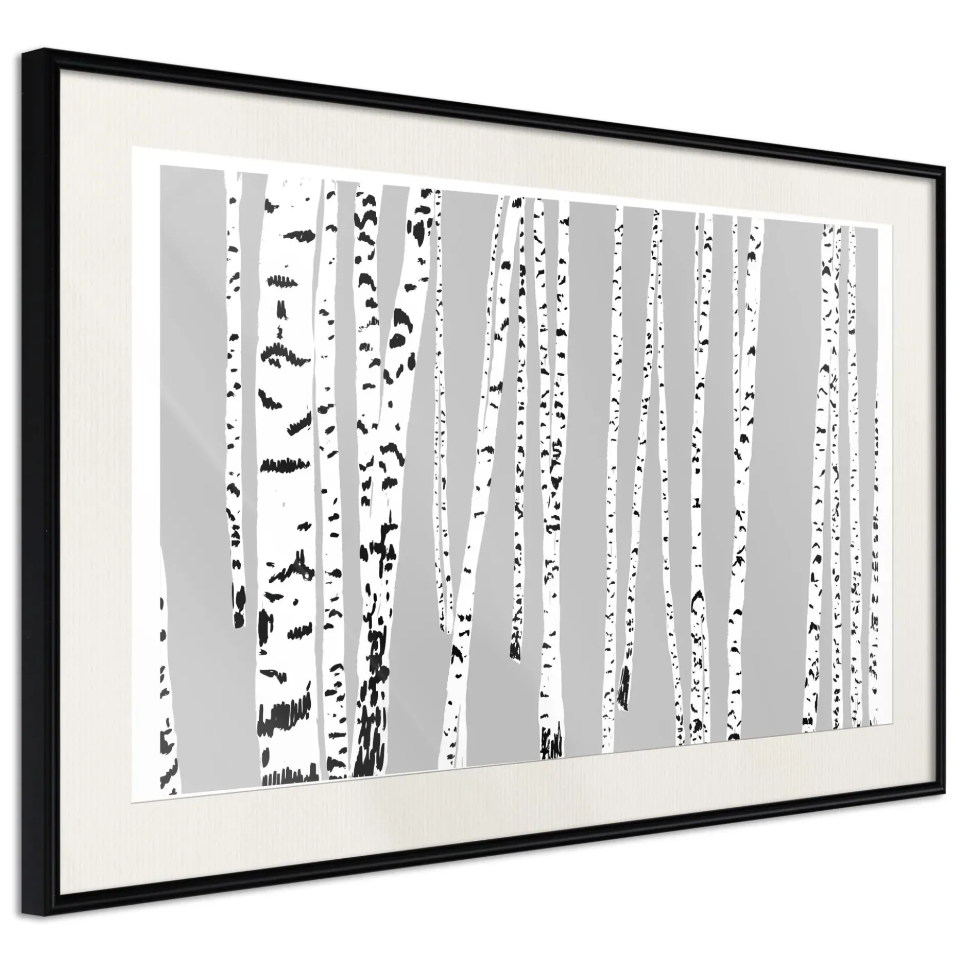 Poster 'Birch Wood'