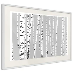Poster 'Birch Wood'