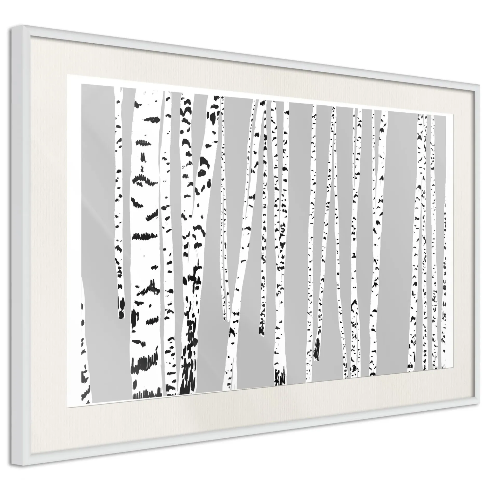 Poster 'Birch Wood'