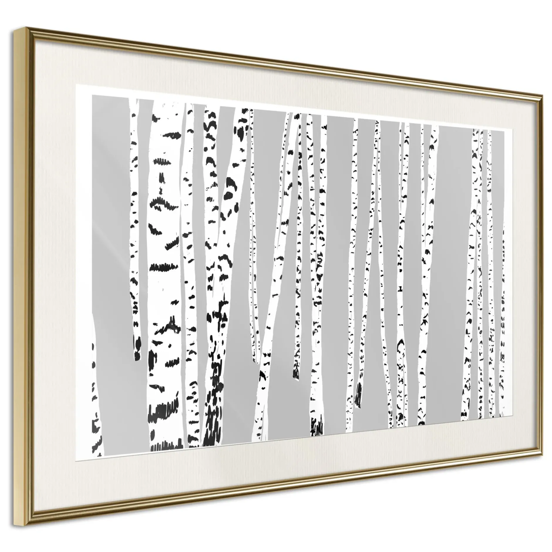 Poster 'Birch Wood'