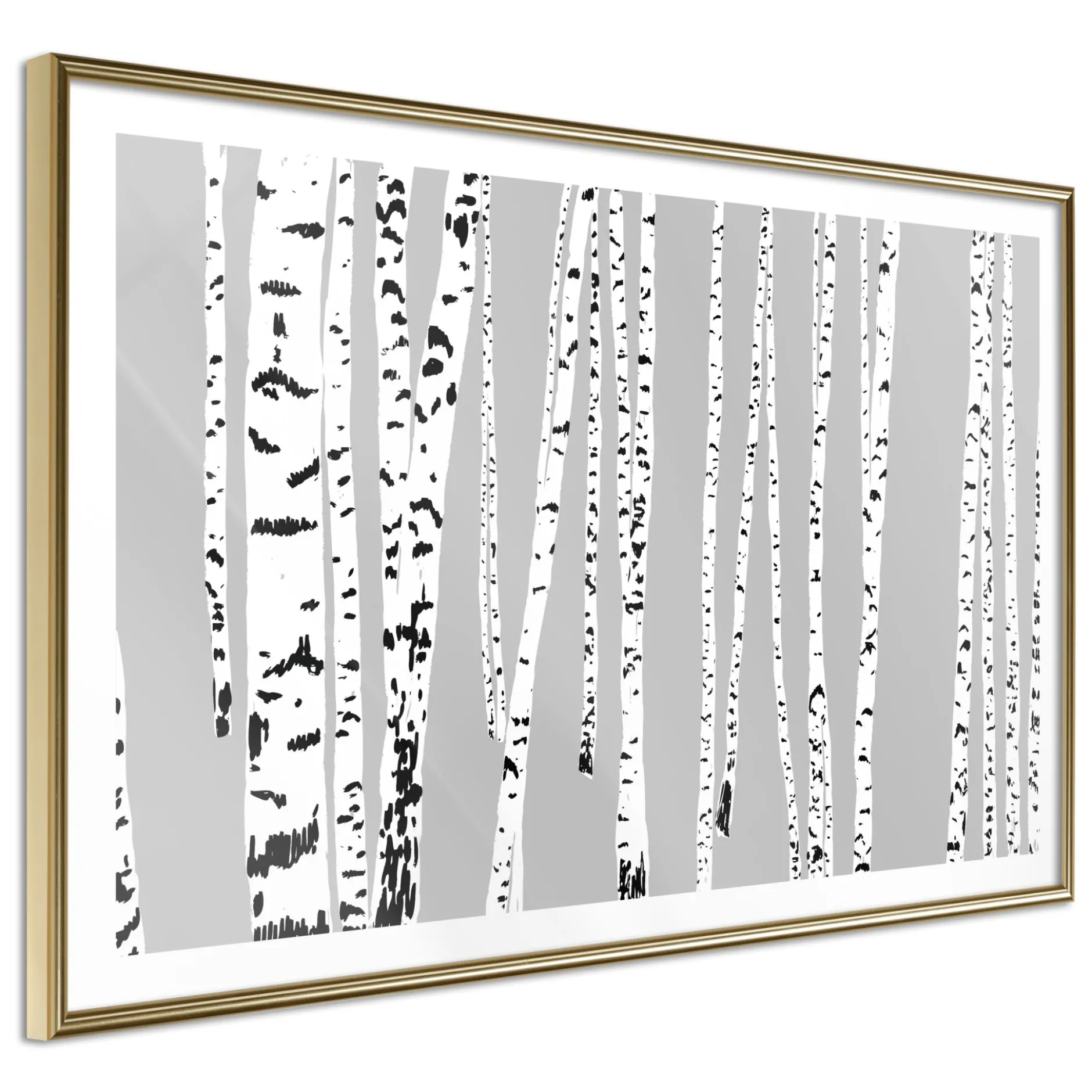 Poster 'Birch Wood'