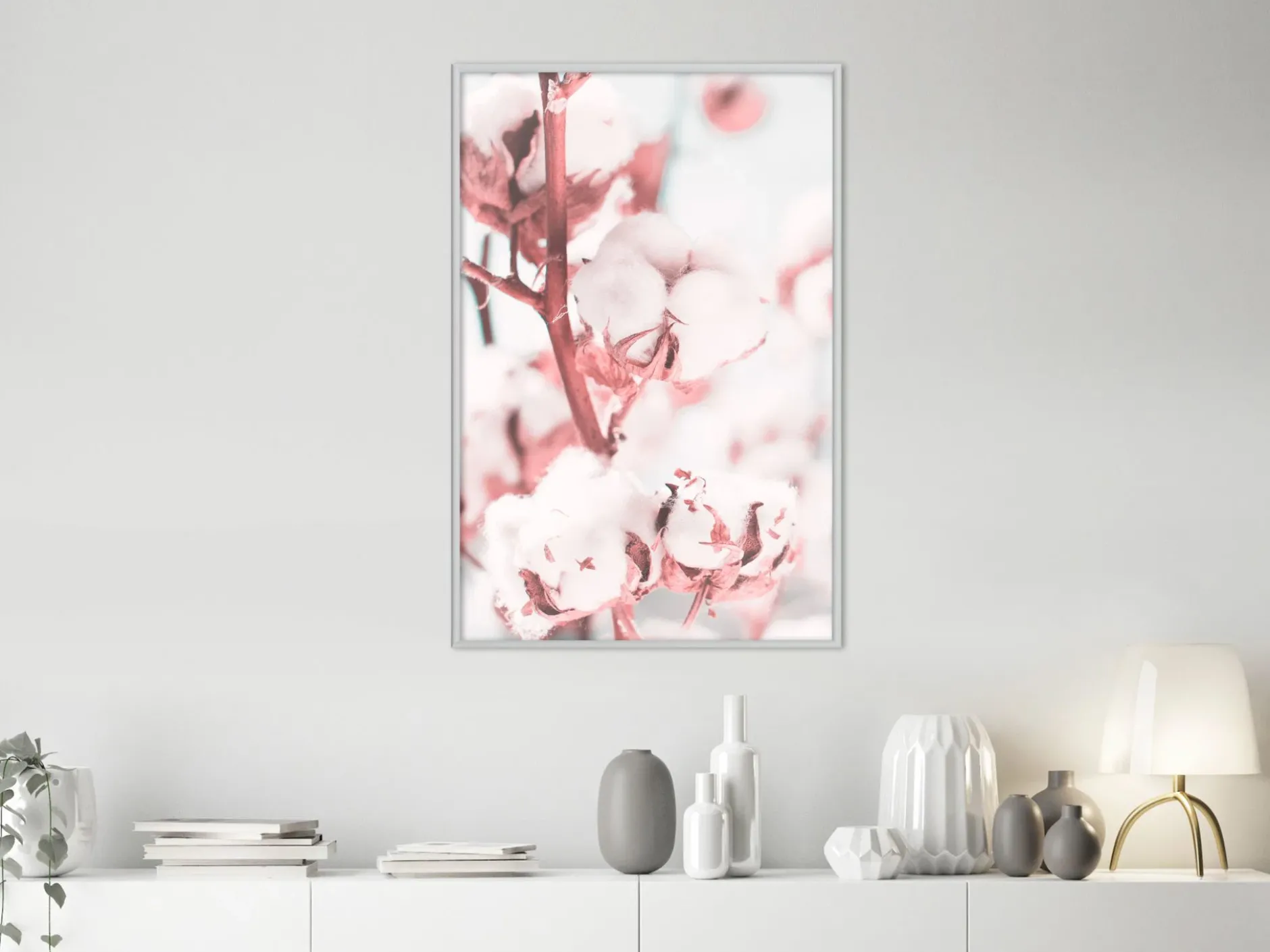 Poster 'Blooming Cotton'