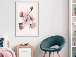 Poster 'Blooming Magnolias I'