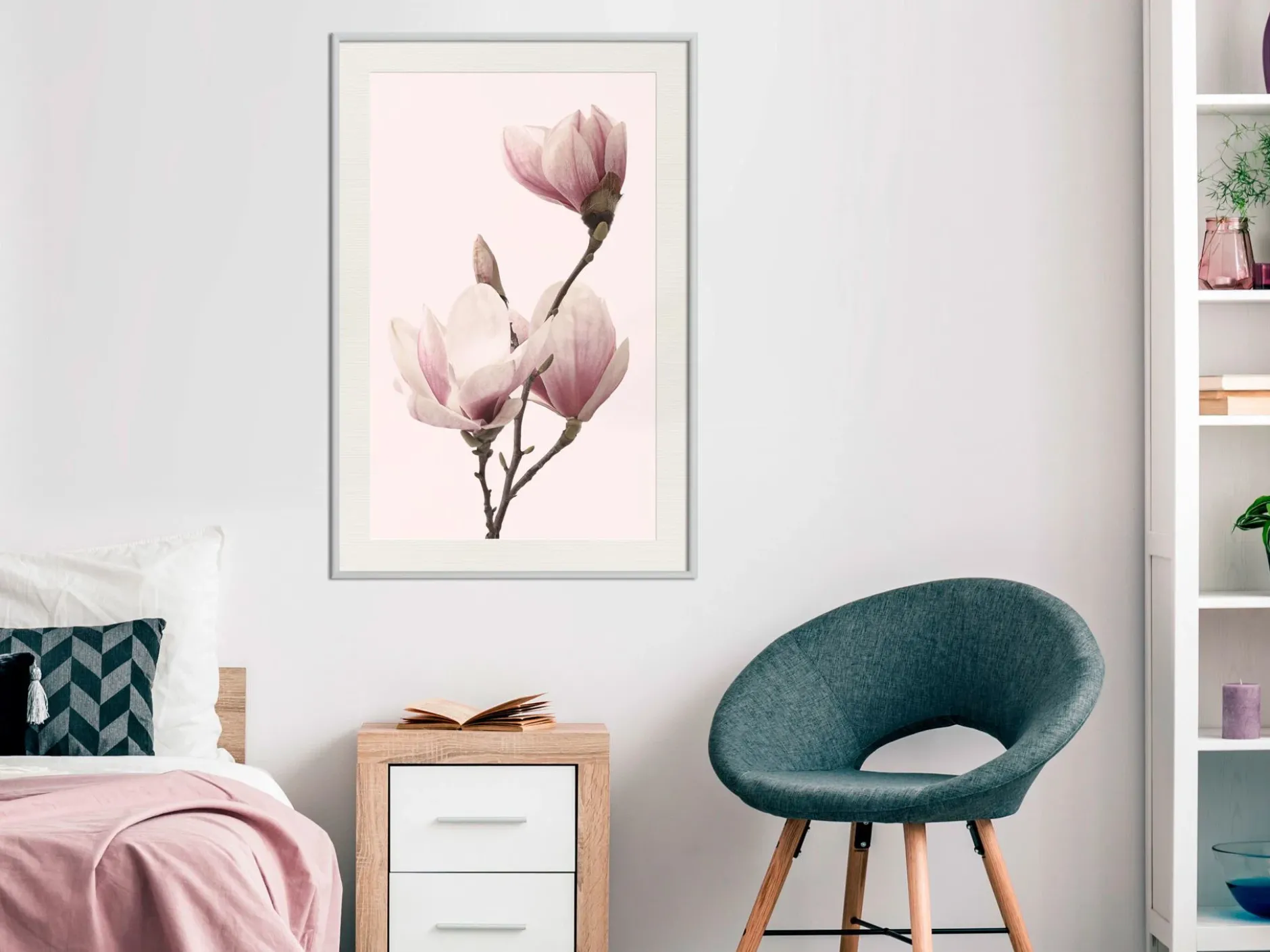 Poster 'Blooming Magnolias III'