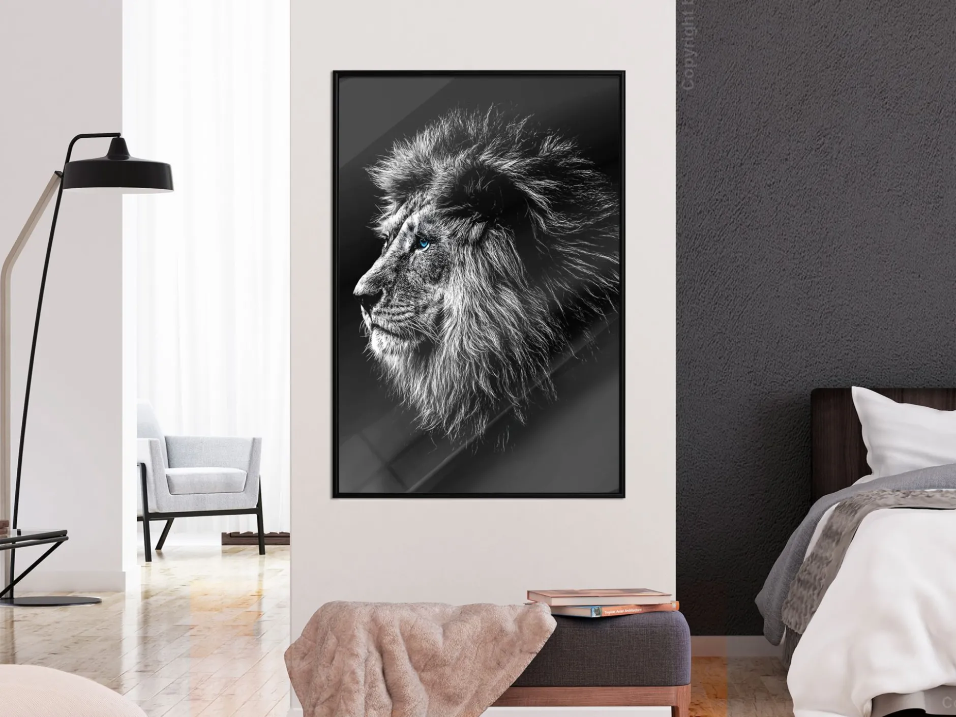 Poster 'Blue-eyed Lion'
