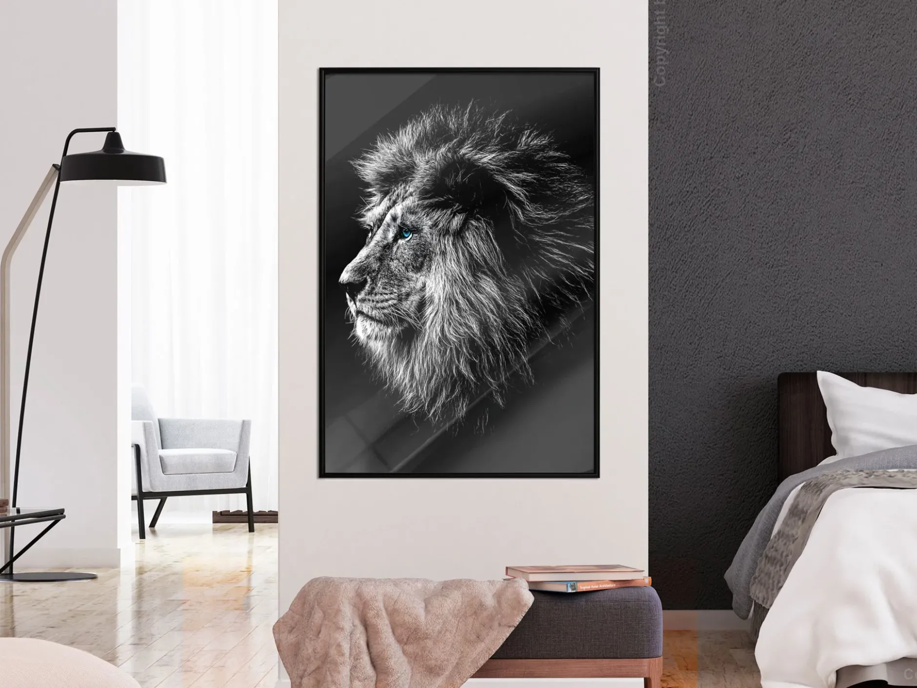 Poster 'Blue-eyed Lion'
