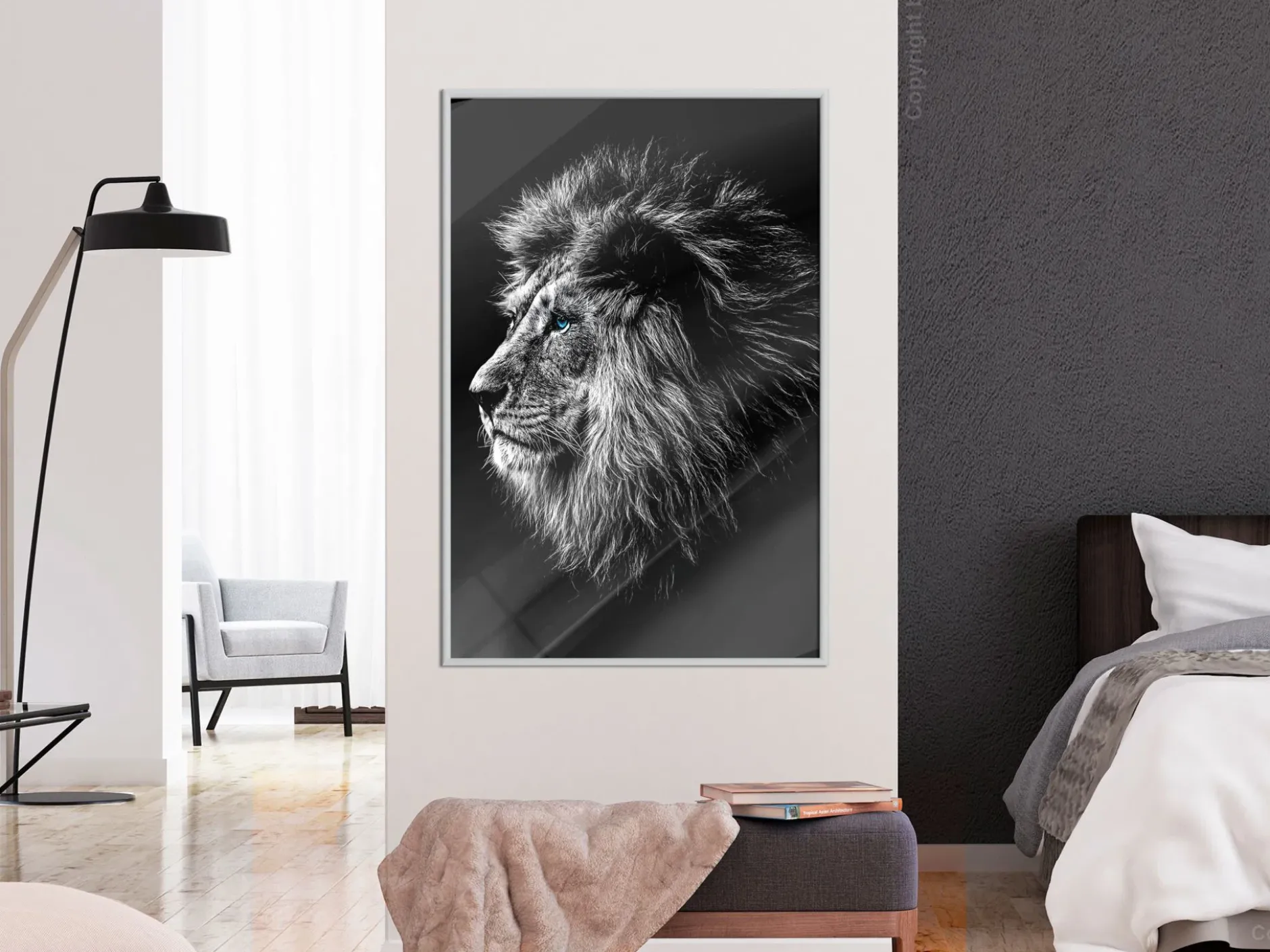 Poster 'Blue-eyed Lion'