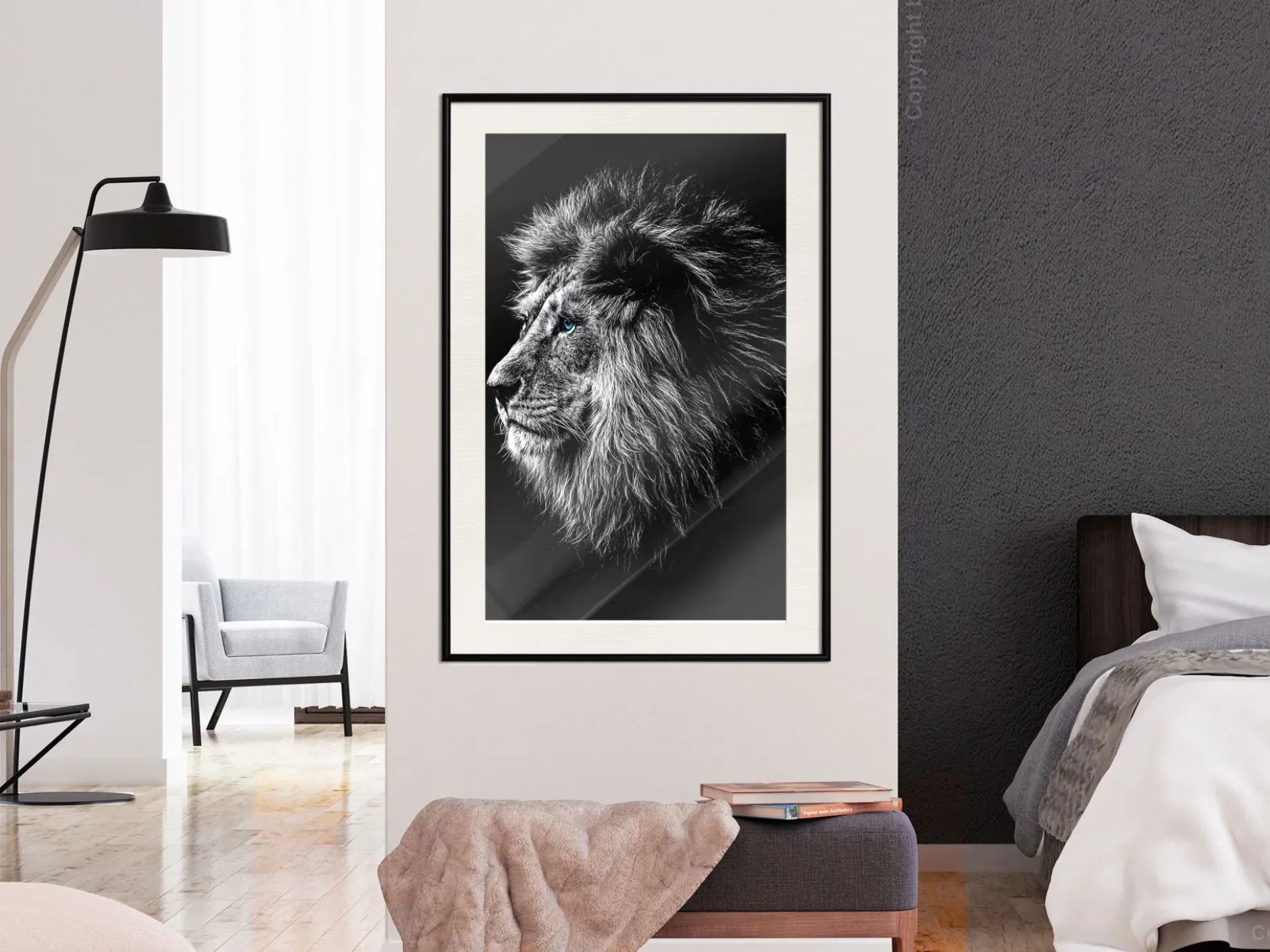 Poster 'Blue-eyed Lion'