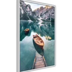 Poster 'Boats In Dolomites'