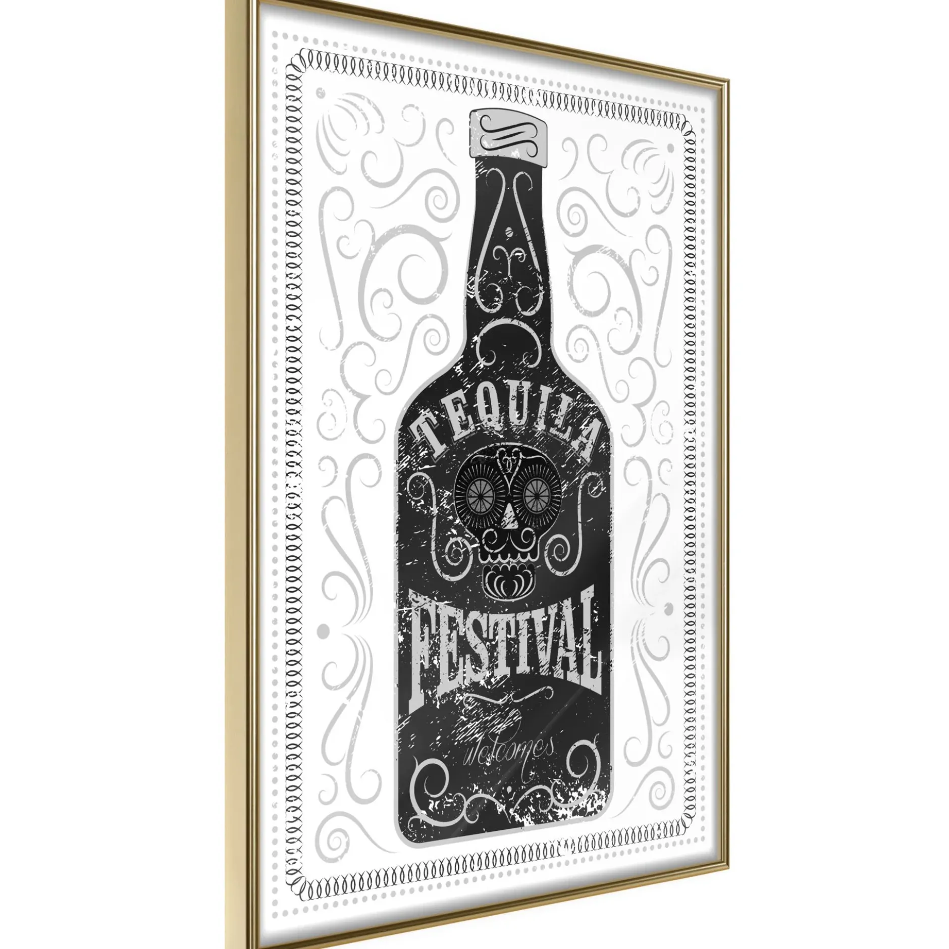 Poster 'Bottle of Tequila'