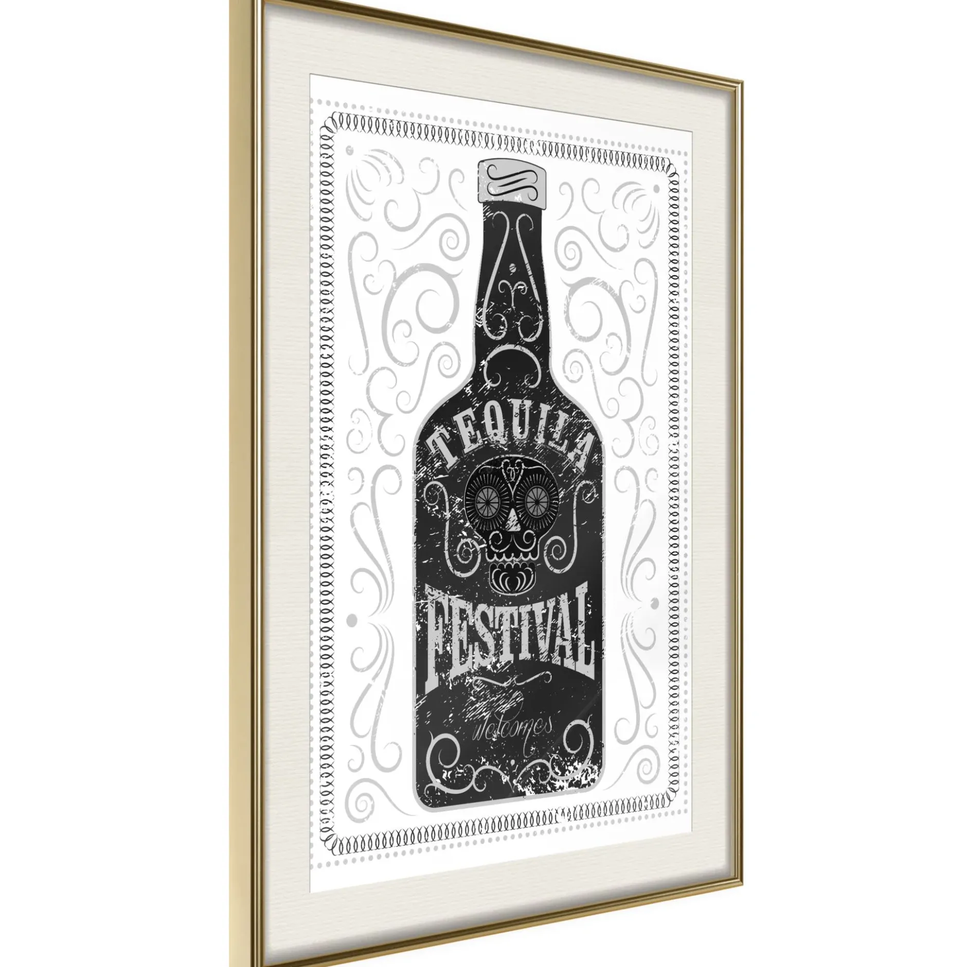 Poster 'Bottle of Tequila'