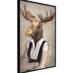 Poster 'Brainy Moose'