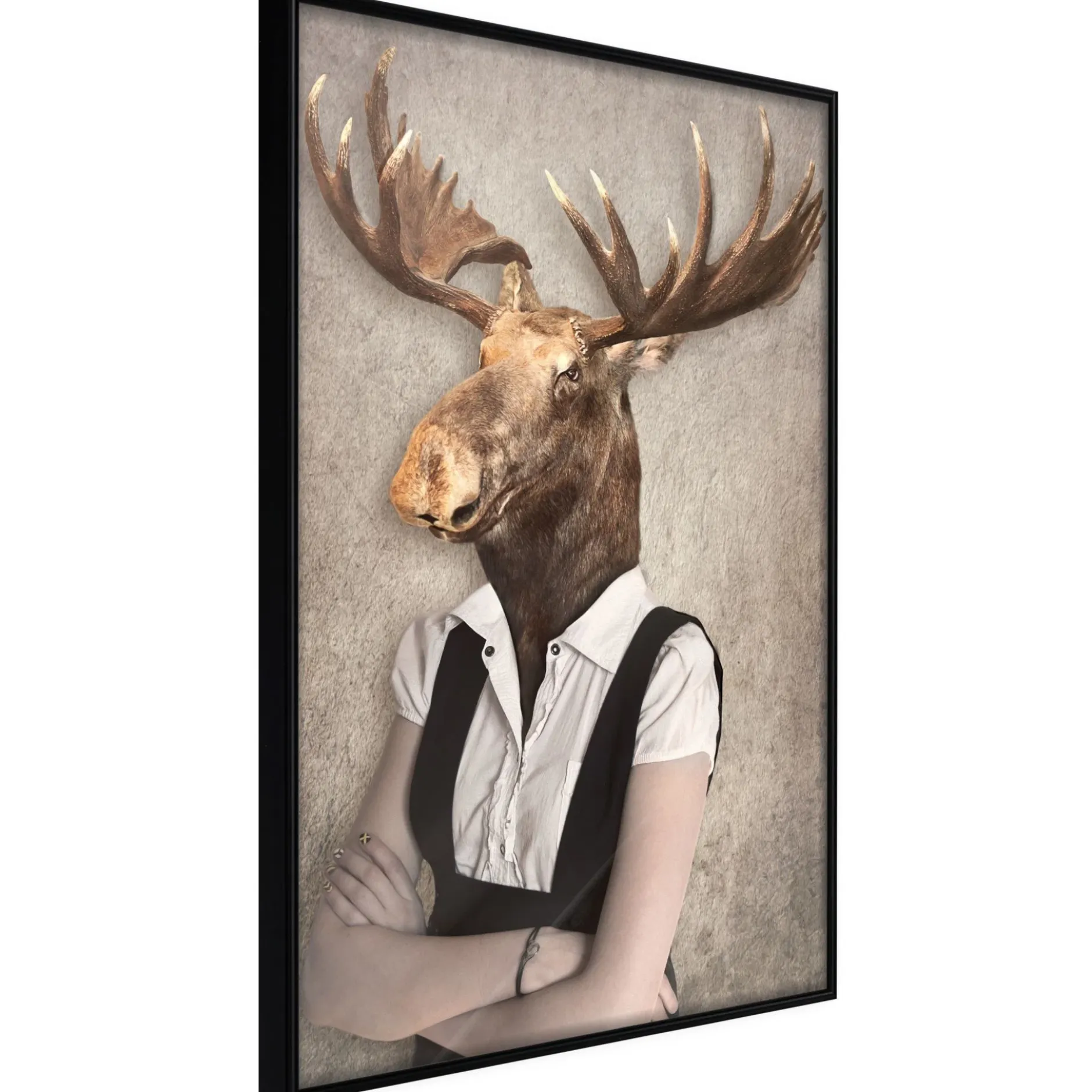 Poster 'Brainy Moose'