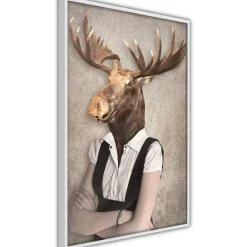 Poster 'Brainy Moose'