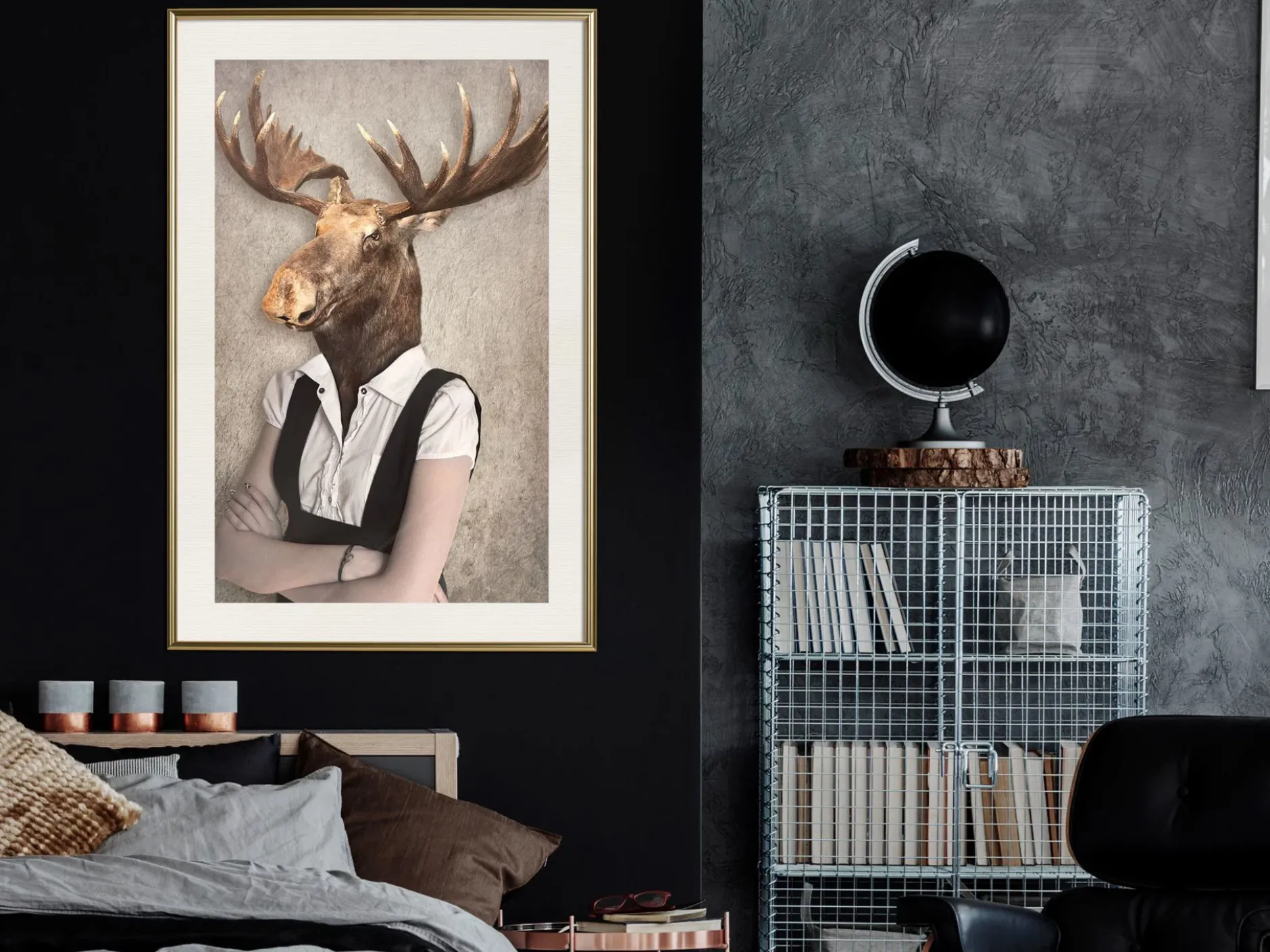 Poster 'Brainy Moose'