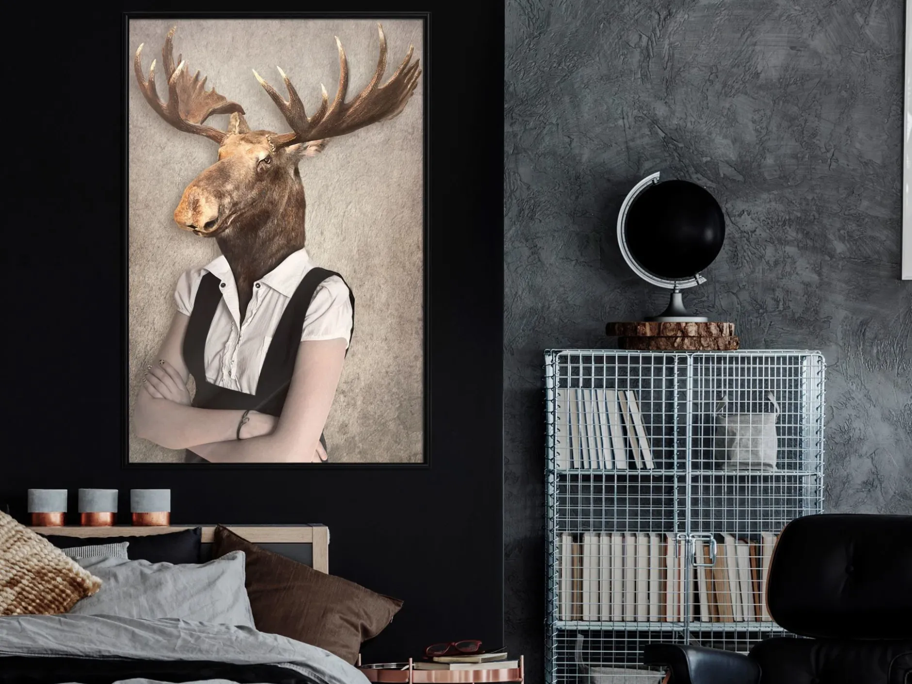 Poster 'Brainy Moose'