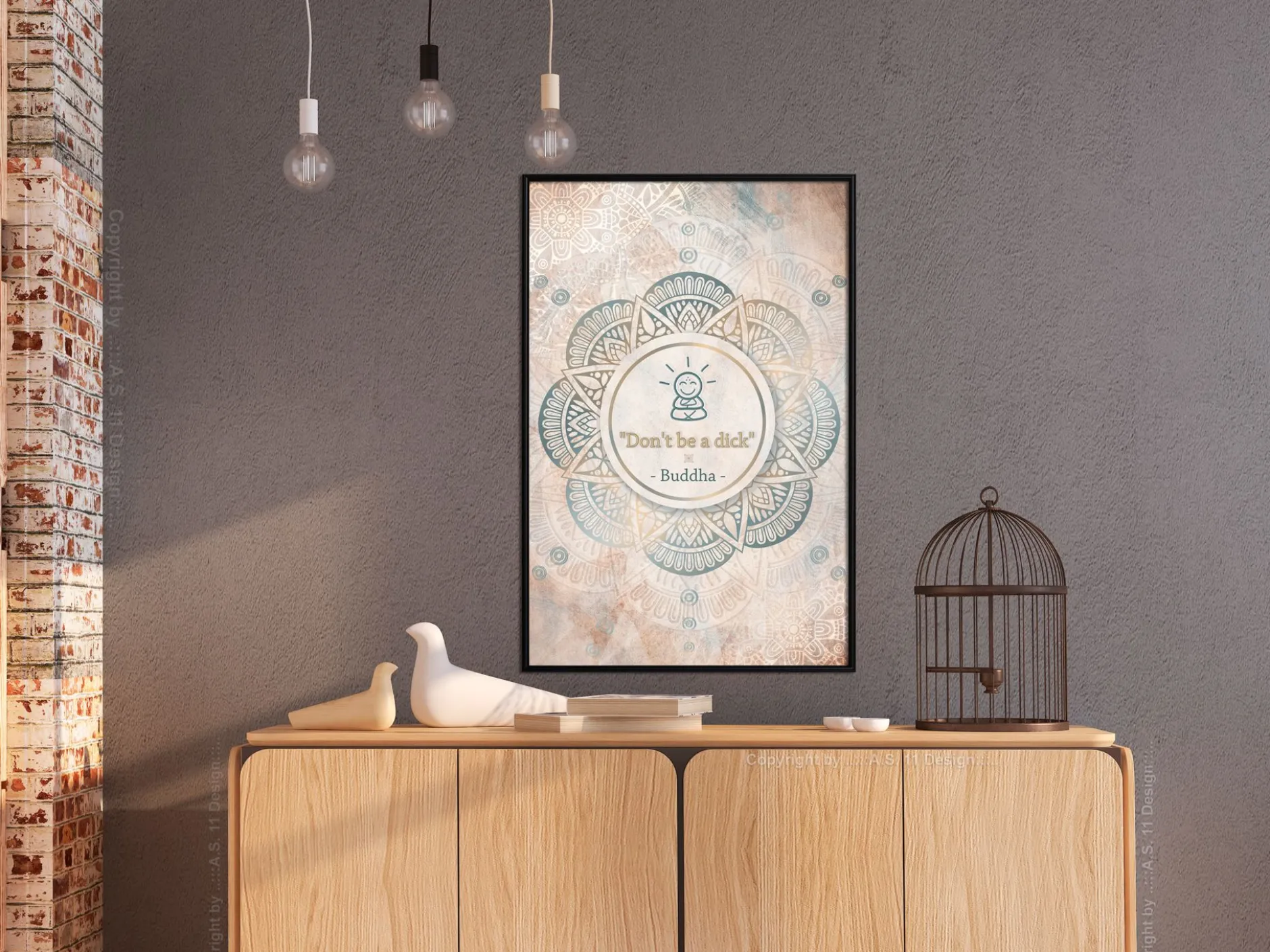 Poster 'Buddha Is Right'