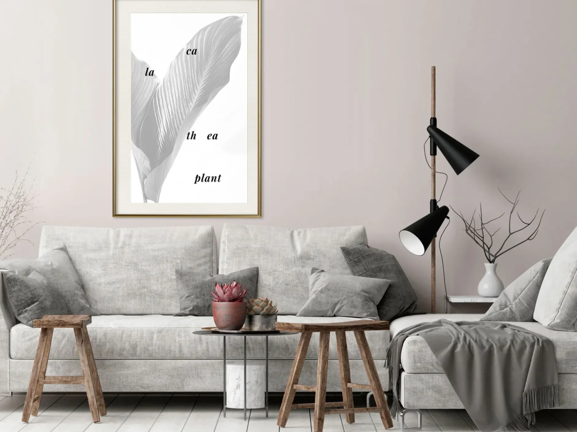 Poster 'Calathea Leaves'