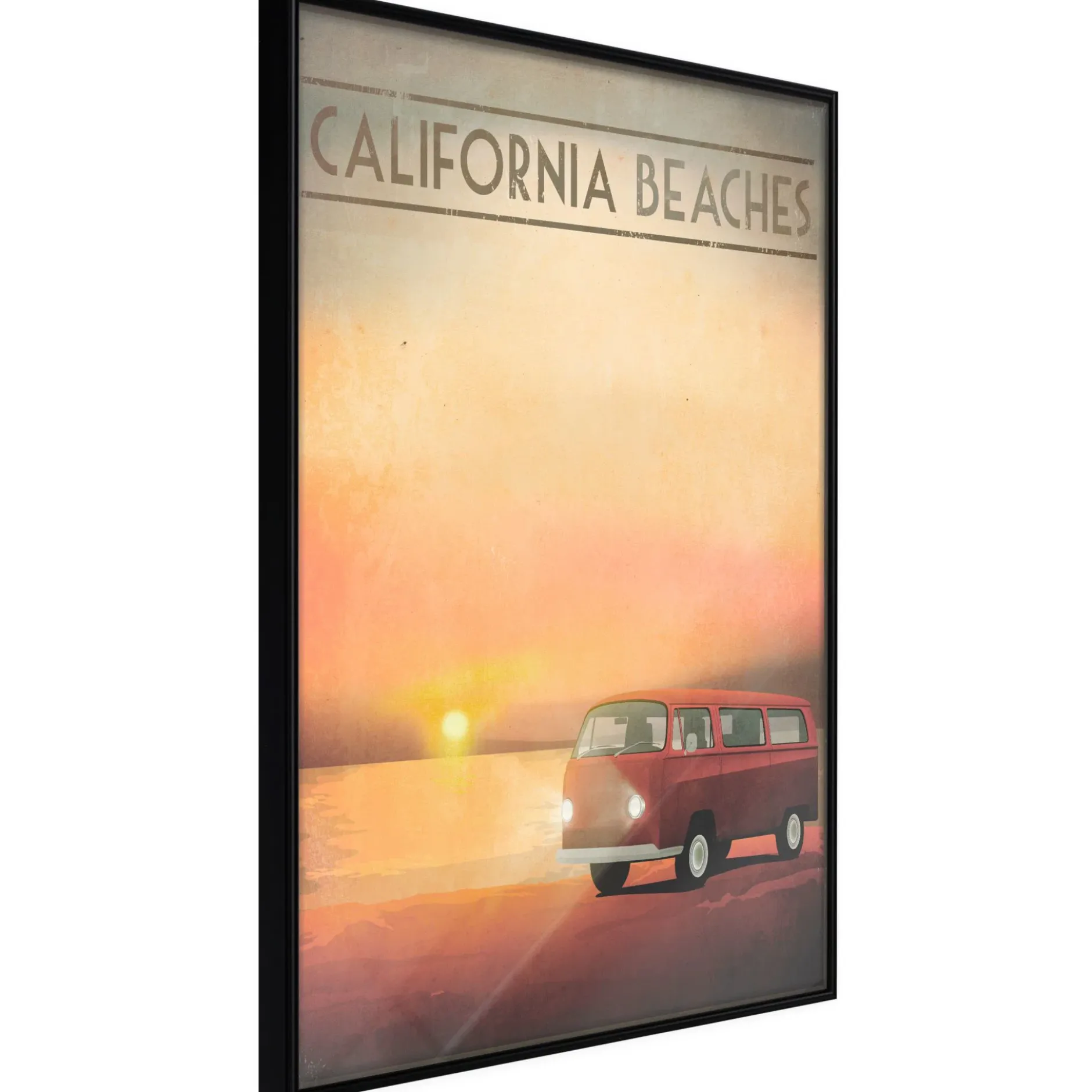 Poster 'California Beaches'
