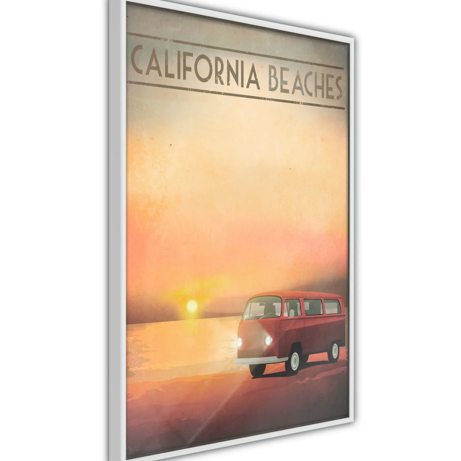 Poster 'California Beaches'