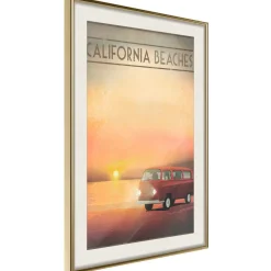 Poster 'California Beaches'