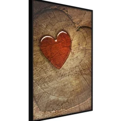 Poster 'Carved Heart'