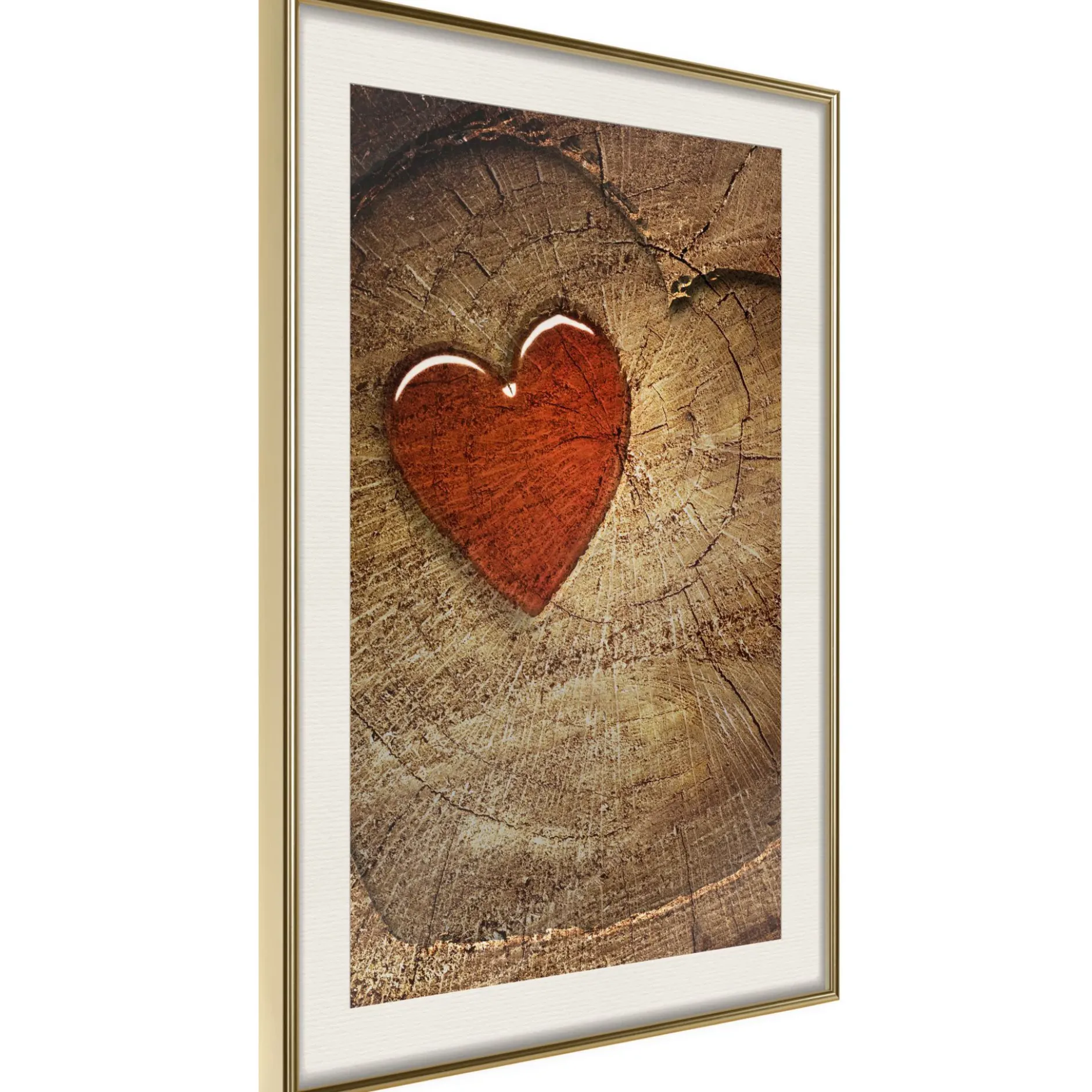 Poster 'Carved Heart'