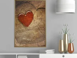 Poster 'Carved Heart'