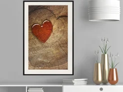 Poster 'Carved Heart'