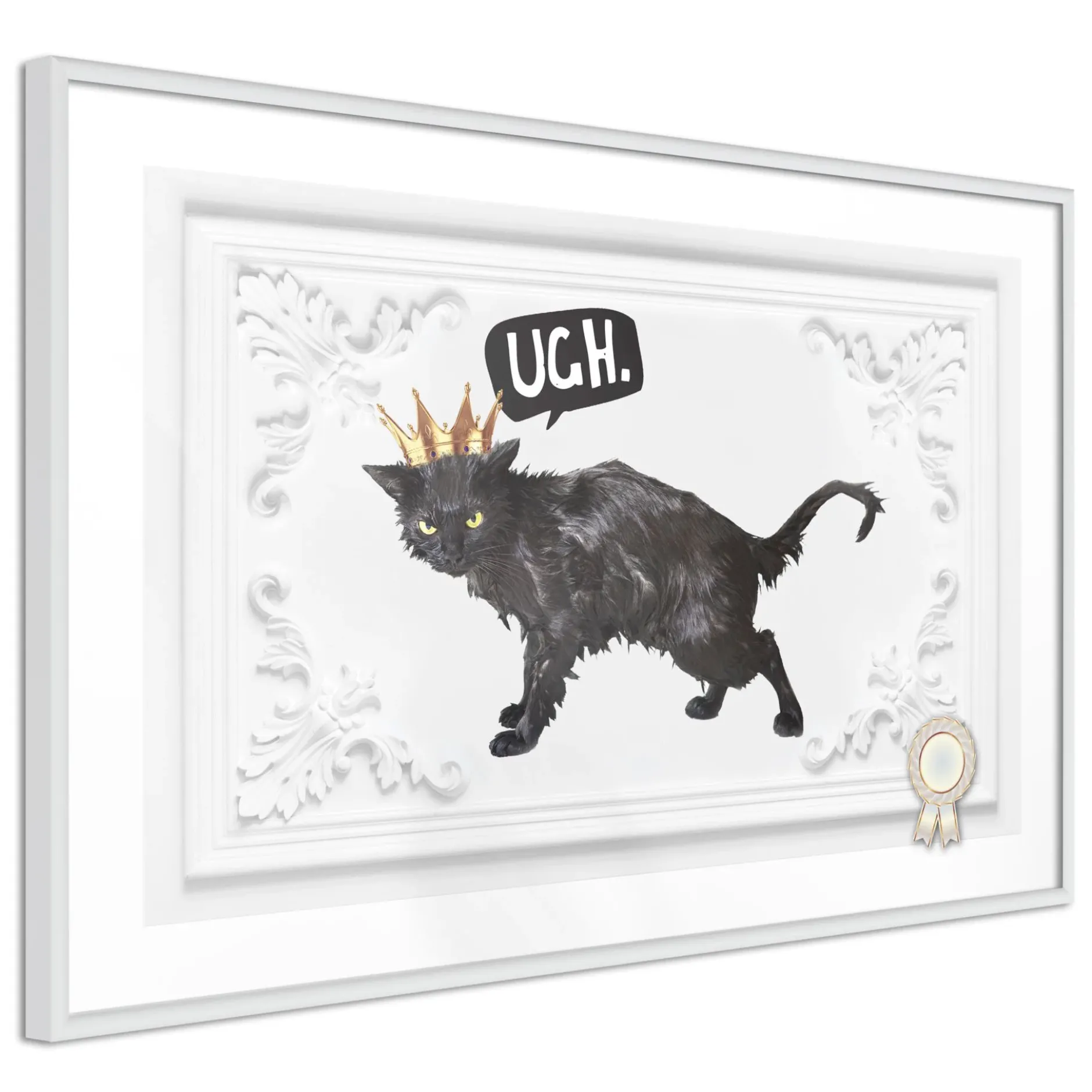 Poster 'Cat in Crown'
