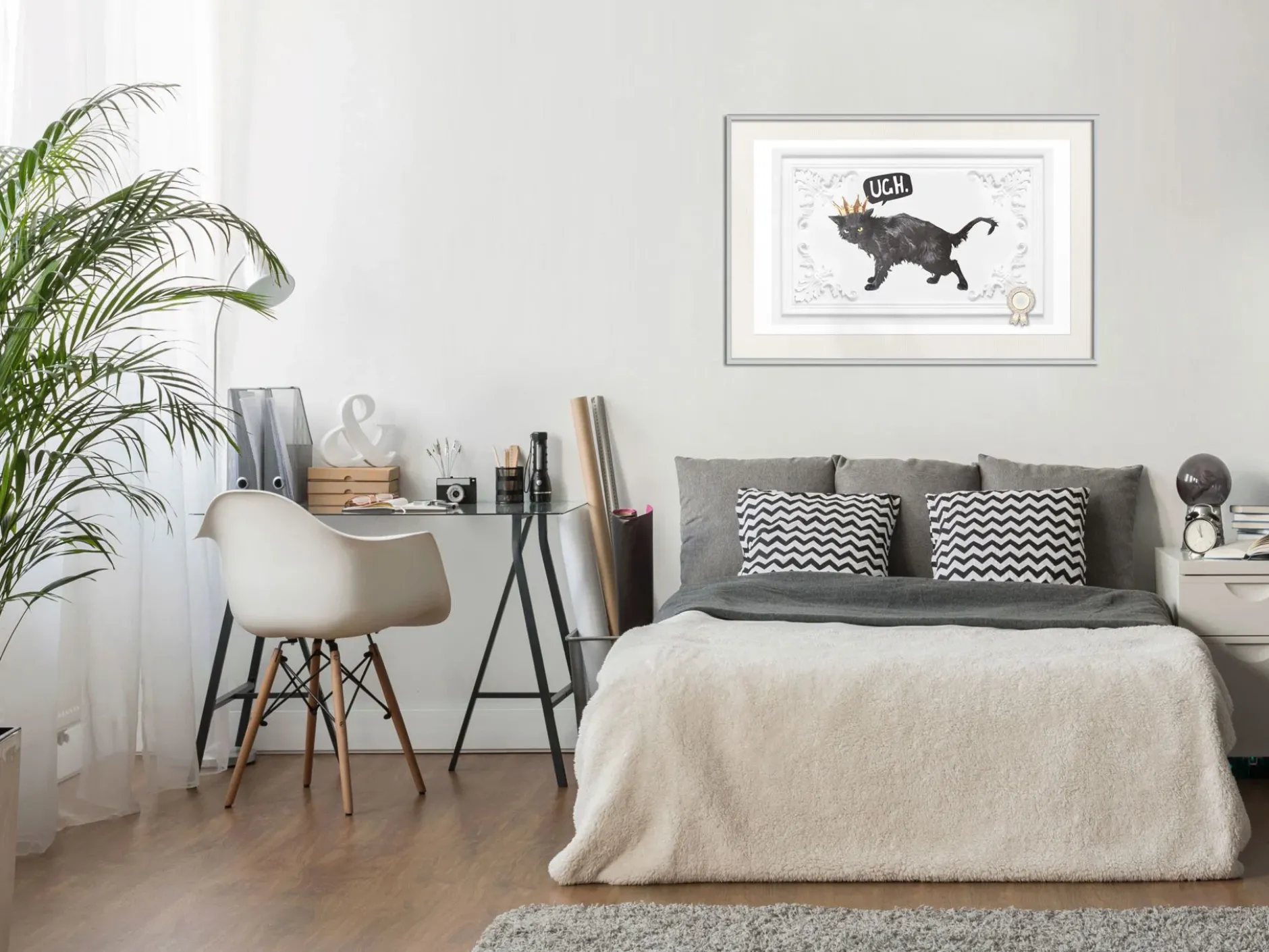 Poster 'Cat in Crown'