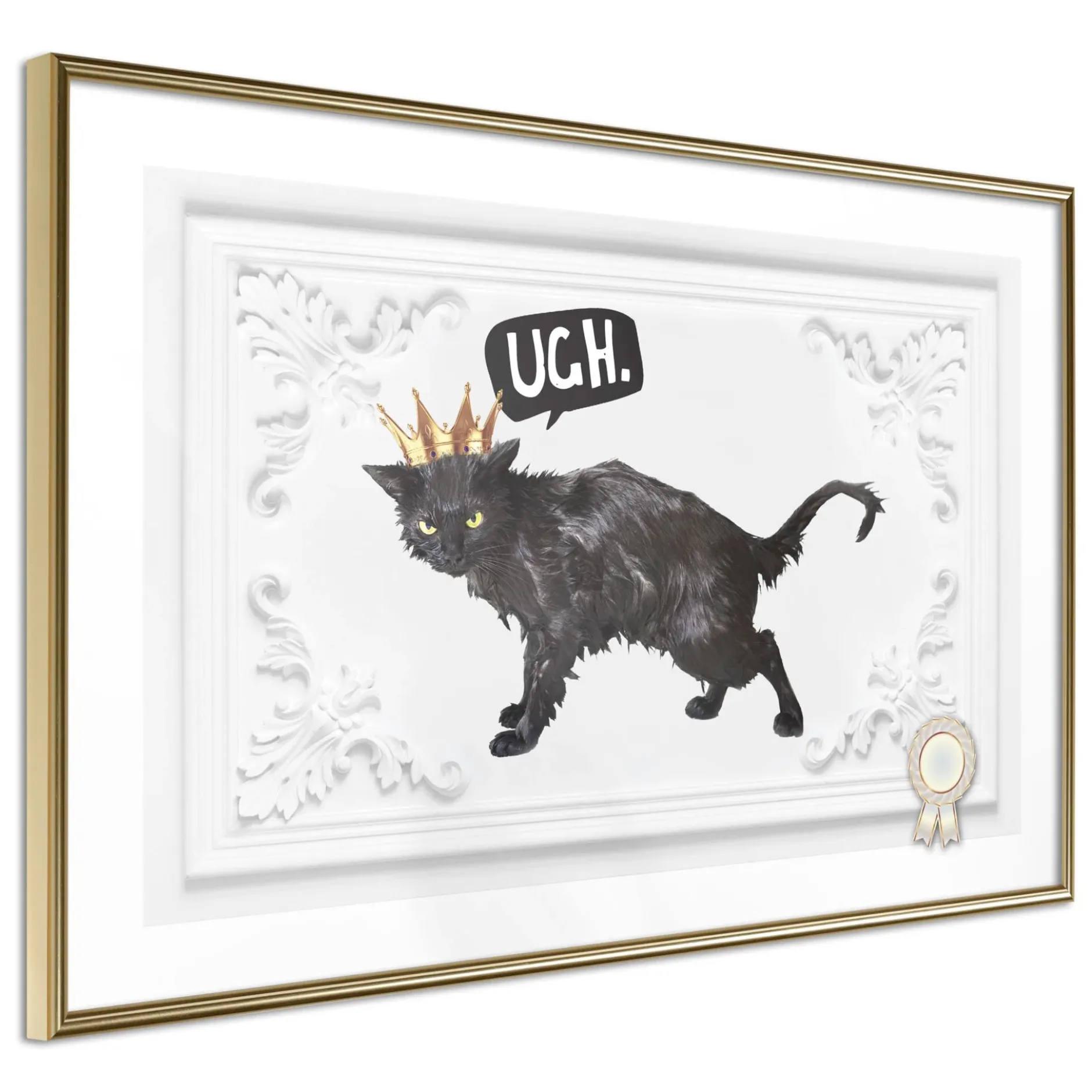 Poster 'Cat in Crown'
