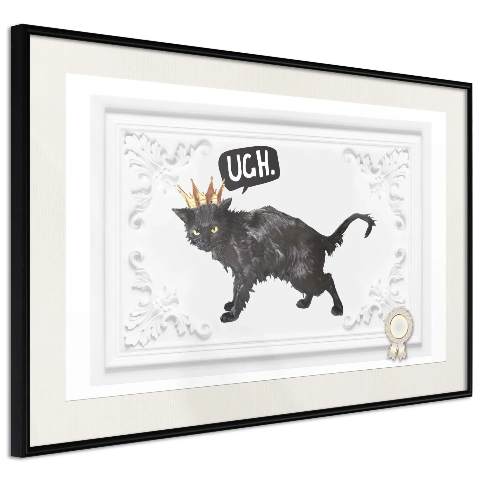 Poster 'Cat in Crown'