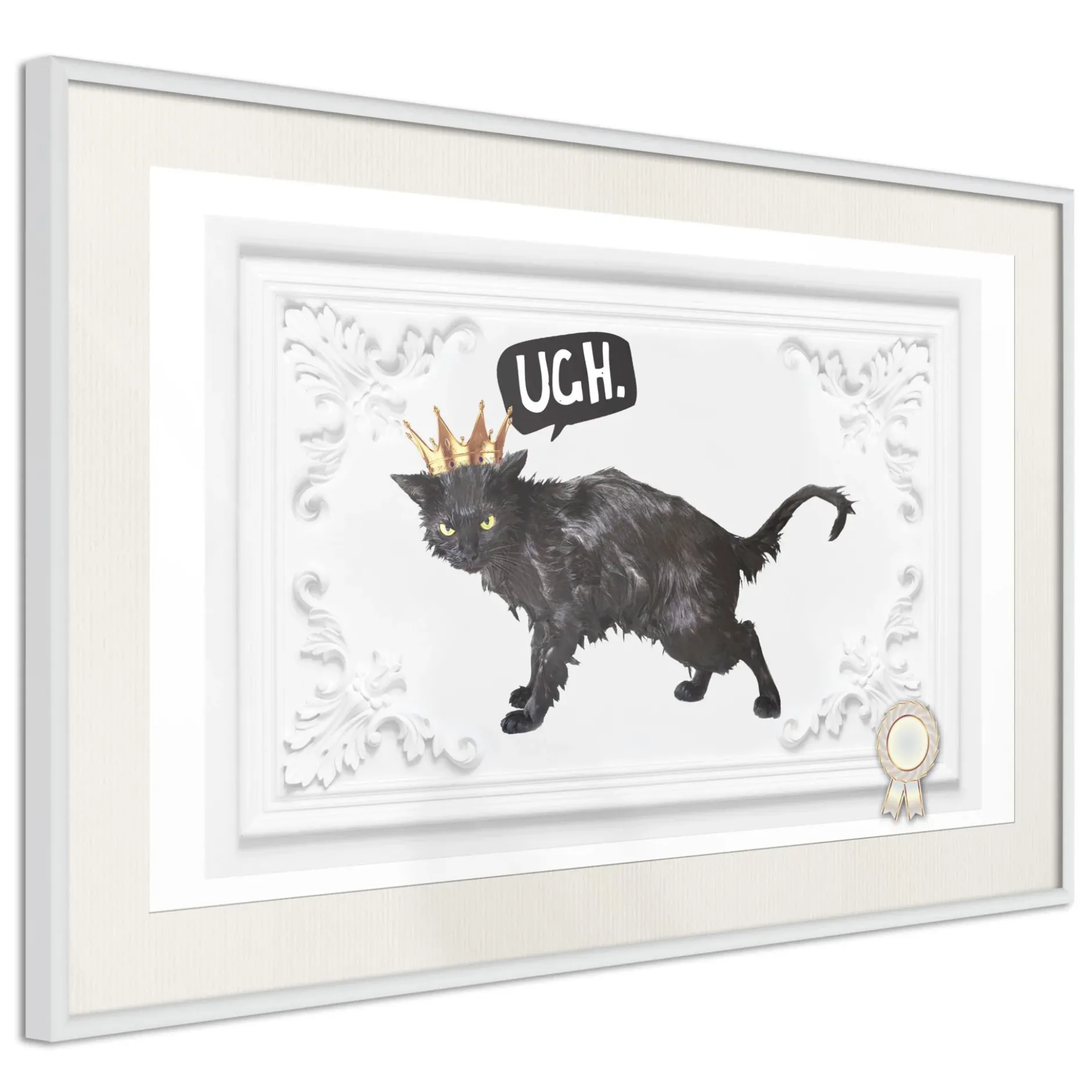 Poster 'Cat in Crown'