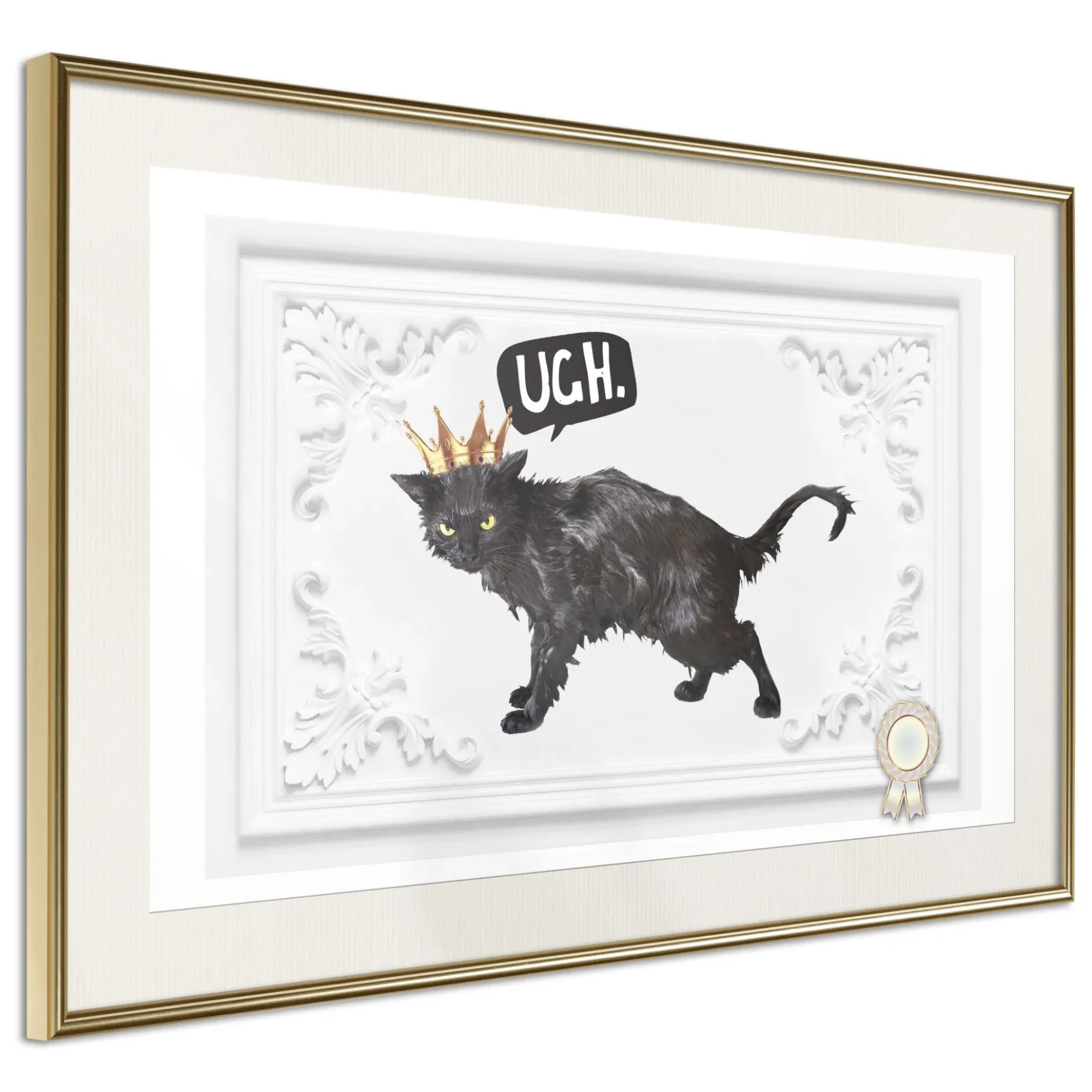 Poster 'Cat in Crown'