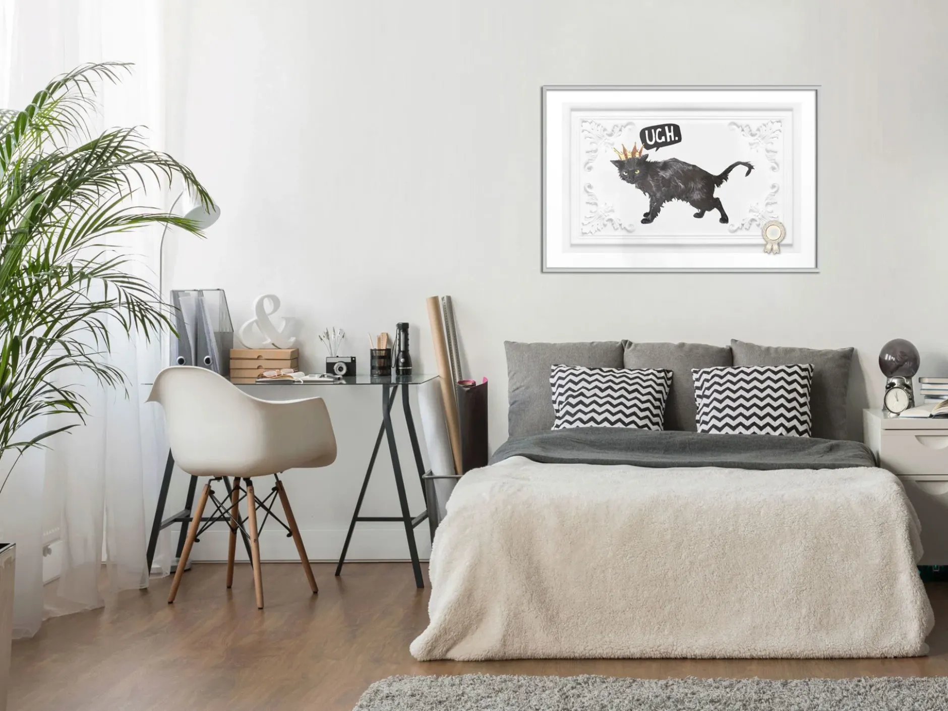 Poster 'Cat in Crown'