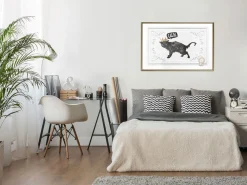 Poster 'Cat in Crown'