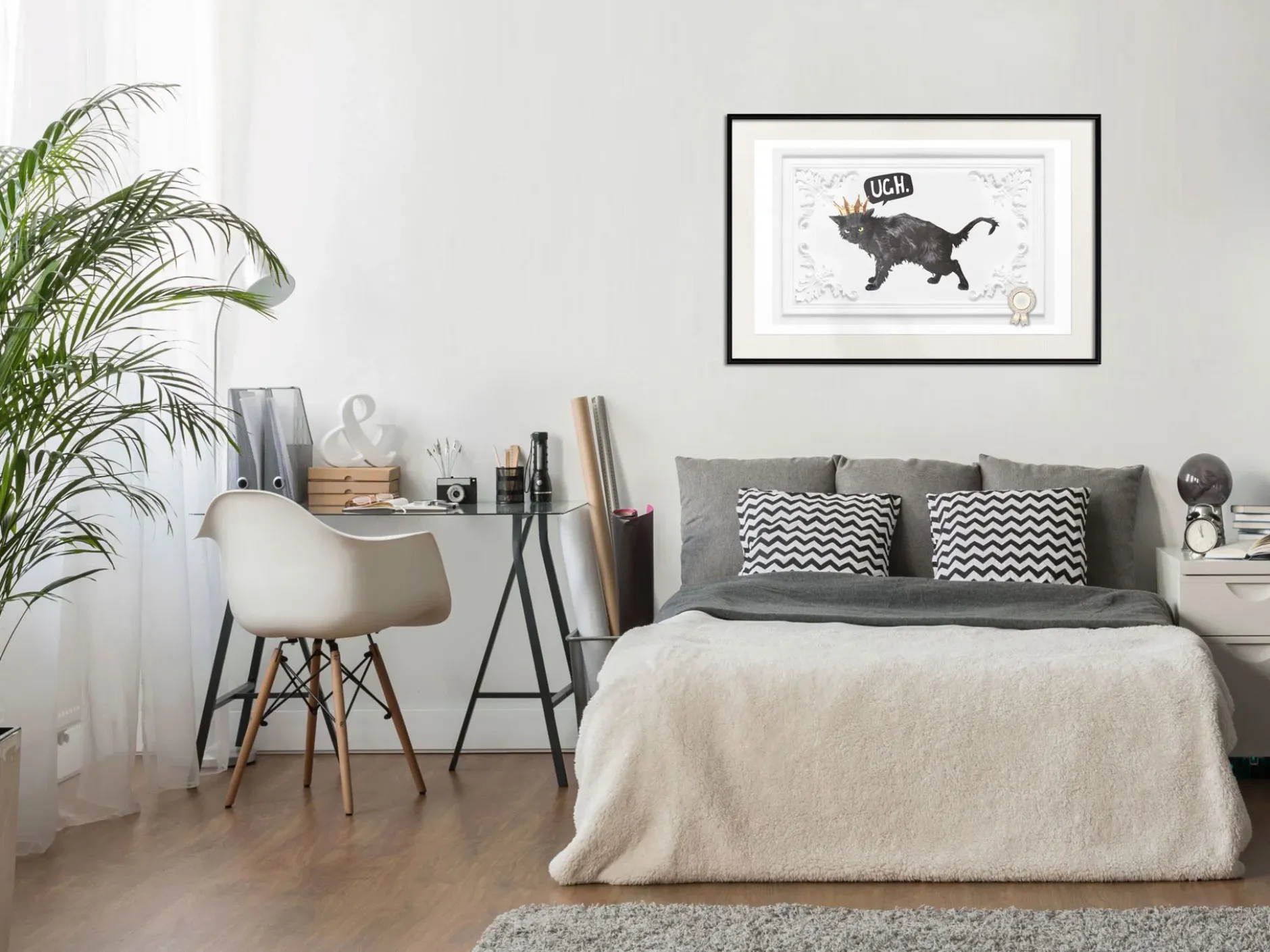 Poster 'Cat in Crown'