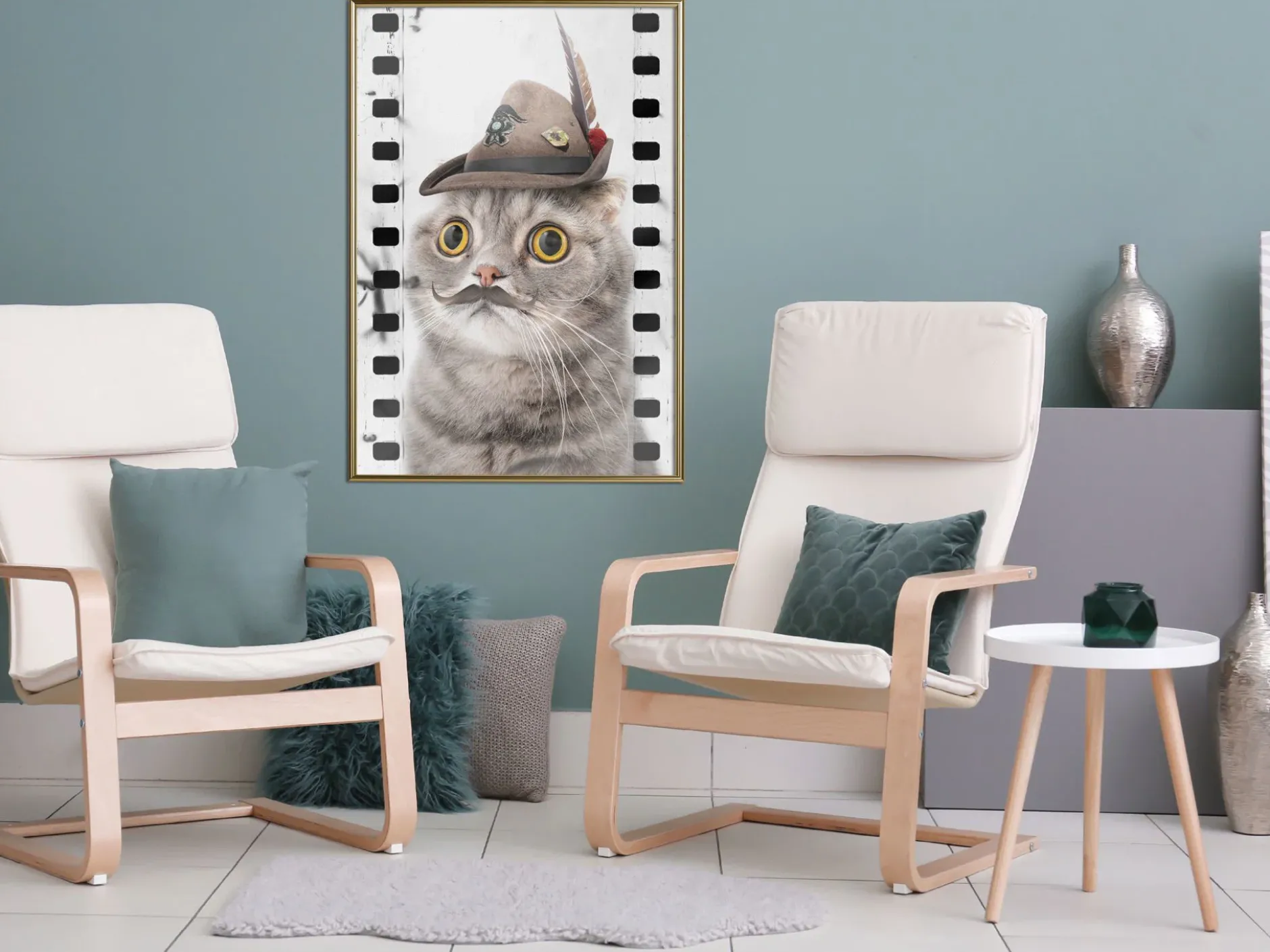 Poster 'Cat In Hat'