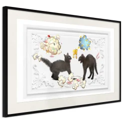 Poster 'Cat Quarrel'