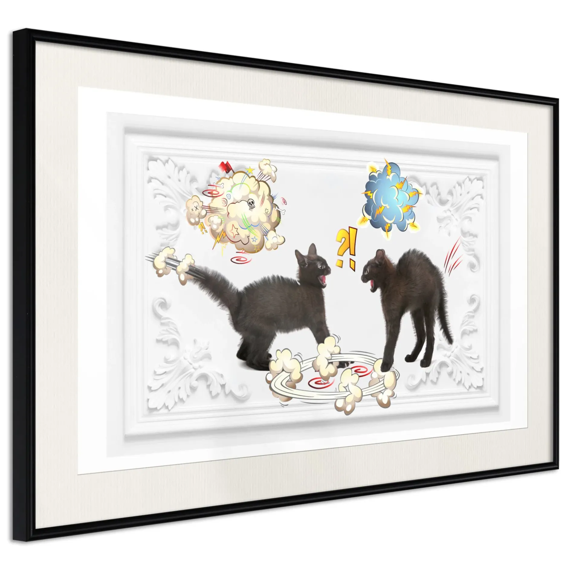 Poster 'Cat Quarrel'