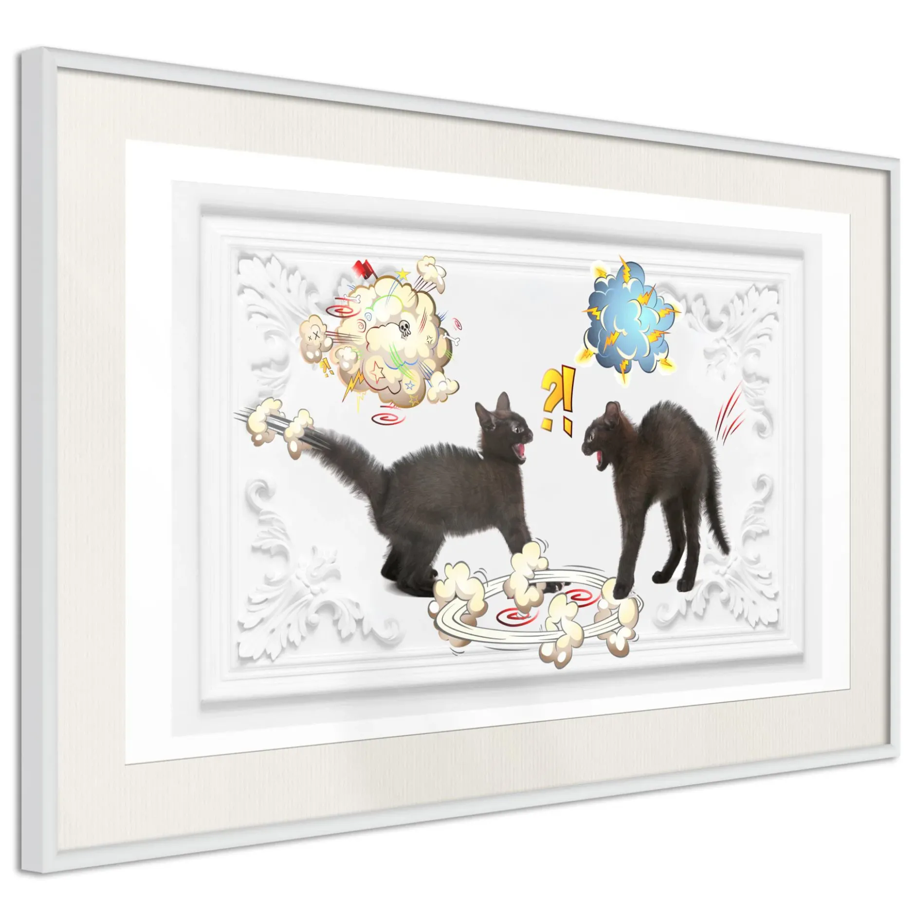 Poster 'Cat Quarrel'