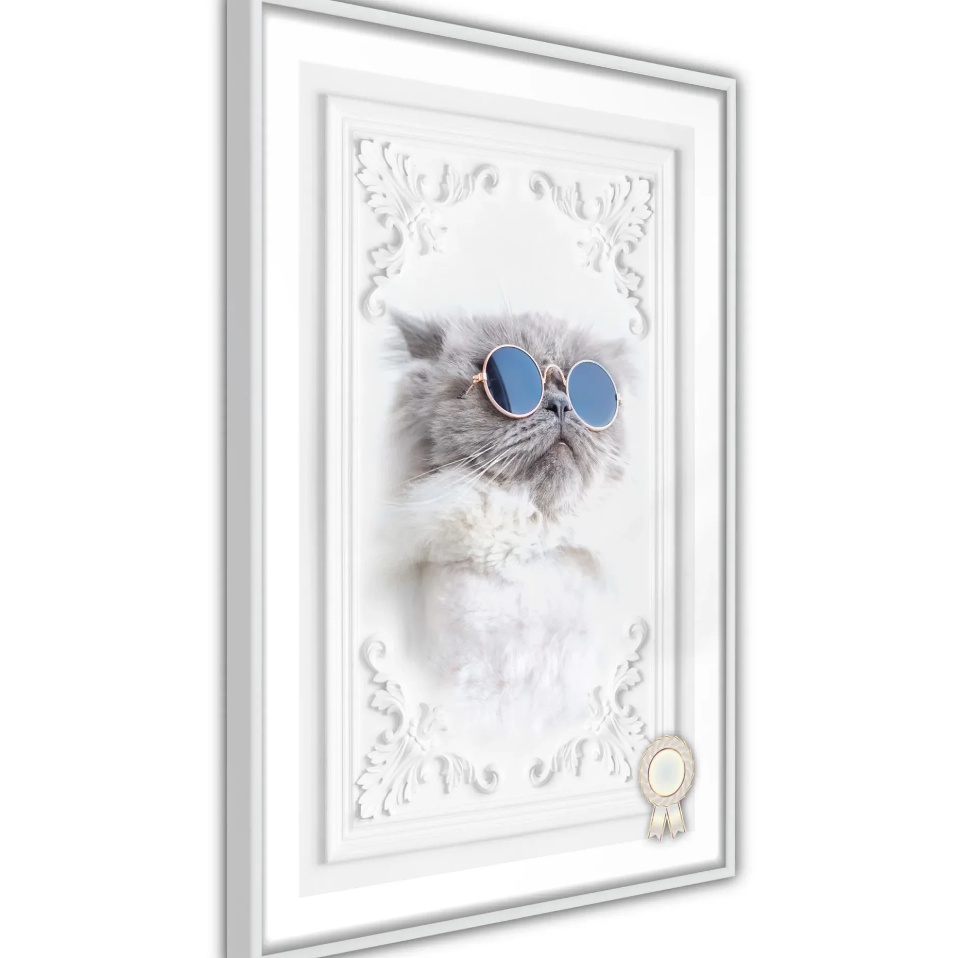 Poster 'Cat with Glasses'